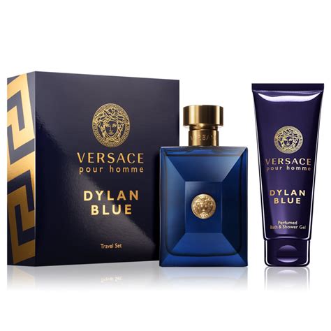 2-piece versace dylan blue pour homme set|versace dylan blue aftershave 100ml.